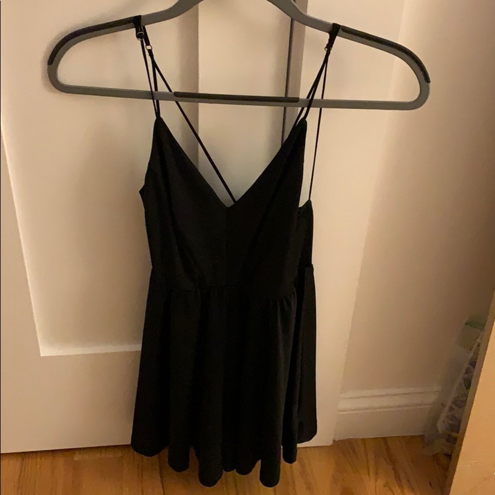 XS black romper from Urban Outfitters
